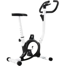 vidaXL Heimtrainer inkl. Riemenantrieb schwarz/weiß