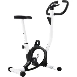vidaXL Heimtrainer inkl. Riemenantrieb schwarz/weiß