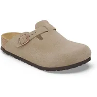 Birkenstock Boston Kids BS Suede Leather - Sandalen - Kind Taupe 29 - Narrow fit