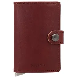 Secrid Miniwallet Kreditkartenetui RFID Schutz Leder 7 cm brown