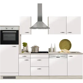 OPTIFIT Küchenzeile Faro 270 cm weiß