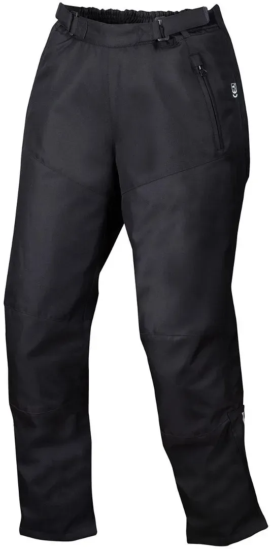 Bering Bartone Groot formaat vrouwen motorfiets textiel broek, zwart, M