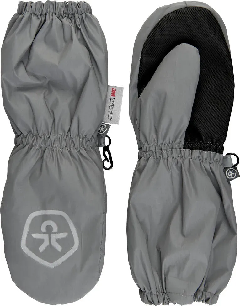 Color Kids Mittens Reflective Waterproof Fabric 740117 reflex/rubber (1006) 4-6Y