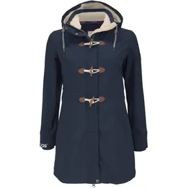 KangaROOS Softshelljacke KANGAROOS, Damen, Gr. 48, blau (marine), Softshell, Fellimitat: 100% Polyester. Obermaterial: 96% Polyester, 4% Elasthan.