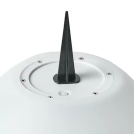 Beliani Kugelleuchte Kunststoff 28,0 cm 3er Set Weiß