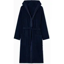 Emporio Armani Sponge Bathrobe Bademantel - Navy - XL,