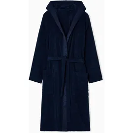 Emporio Armani Sponge Bathrobe Bademantel - Navy - XL,