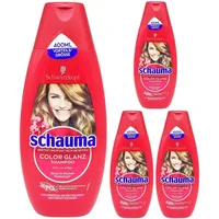 Schauma Color Glanz Shampoo coloriertes Haar Farbschutz UV-Filter 4x400ml
