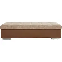 DOMO collection Hocker »Treviso XXL: B/T/H: 161/60/41 cm« mit Stauraum, auch in Cord, passend zur Serie, moderne Steppung