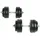 vidaXL Hantel Set 30 kg Kurzhanteln schwarz
