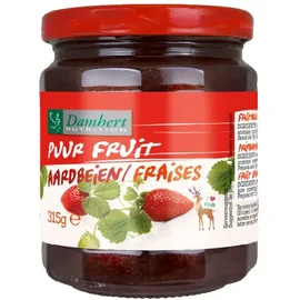 Damhert Confituur Aardbei 100 % Zonder Suiker 315 g Brotaufstrich