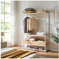 [en.casa] Garderobenständer Isen 180 x 120 x 40 cm