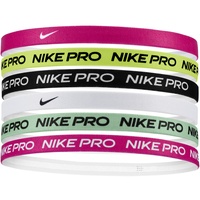 Nike Headbands 6er Pack in der Farbe Fireberry/lt Lemon Twist/White, Maße: ONE Size, N.000.2545.613.OS