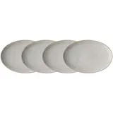 BUTLERS Dinnerteller HENLEY 4er-Set in Grau, | Gr.: onesize