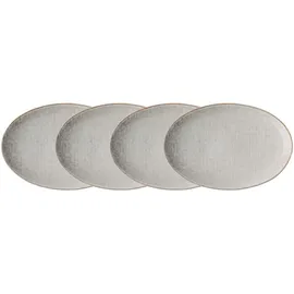 BUTLERS Dinnerteller HENLEY 4er-Set in Grau, | Gr.: onesize