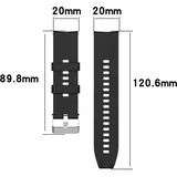 König Design Sport Ersatz Armband für Huawei Watch GT 3 42 mm Silikon Band Loop, Farbe:Cabernet-Orange