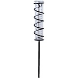 Regenmesser Metall Garten Glas Niederschlagsmesser Regenmesser Metallrahmen Frostsicher Gartendeko Glasmessbecher Glas Für Garten Regenwassermesser Für Rasen, Hof Und Garten Dekoration, Höhe 42.6cm