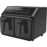 Michelino XXL Doppelfritteuse 4+4 L schwarz