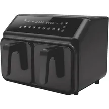Michelino XXL Doppelfritteuse 4+4 L schwarz