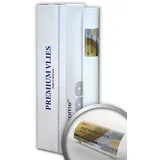 E-DELUX PROFHOME PremiumVlies 150 g Profi-malervlies Renoviervlies Glattvlies überstreichbare Vliestapete Weiß 1 Karton 100 qm