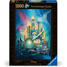 Ravensburger Erwachsenenpuzzle 1000 Teile - Disney Prinzessinnen - Disney Castles: Arielle