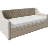 LEONIQUE Ausziehbett PRINCESS 90 x 200 cm beige