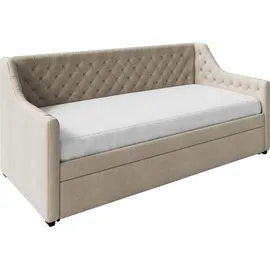 LEONIQUE Ausziehbett PRINCESS 90 x 200 cm beige