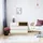 hjh living Sideboard 120 x 76 x 40 cm Weiß/Eiche