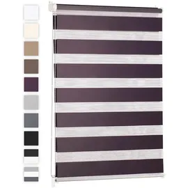 Blumtal Doppelrollo 70 x 195 cm Lila