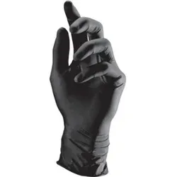 Einweghandschuhe Semperguard Nitril Style Gr.L schwarz EN388,EN374,EN455 Kat.III