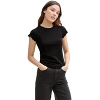Tom Tailor Denim Damen, Slim fit Raglan T-Shirt