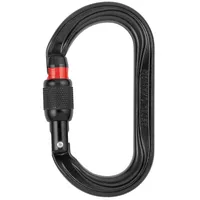 Petzl Karabiner Oxan - Oval - Schwarz SCREW-LOCK