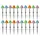 MARELIDA LED Lichterkette Mini Pilze 3,8m Bunt