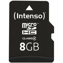Intenso microSD Class 4 + SD-Adapter 8 GB