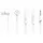 Swissten Earbuds Rainbow YS-D2 Stereo-Headset mit Mikrofon - Weiß