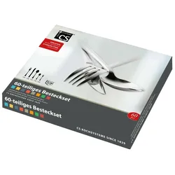 CS KOCHSYSTEME, LÜNEBURG 60tlg. Besteckset, Edelstahl, satiniert