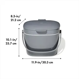 Oxo Komposteimer 6,6 l Grau