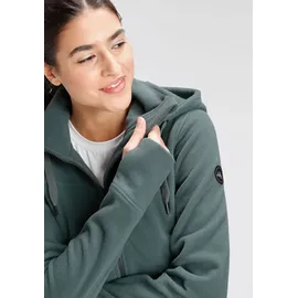 POLARINO Fleecejacke in graugrün, | Gr. 34,