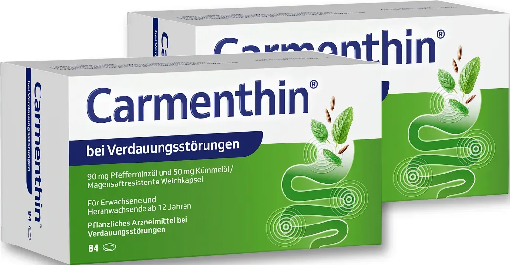 2er Set Carmenthin bei Verdauungsstörungen msr.Weichkaps. 84 St