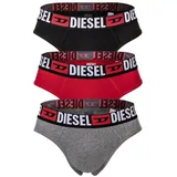 Diesel UMBRA-ANDRETHREEPACK Schwarz/Grau/Rot M 3er Pack