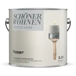SCHÖNER WOHNEN FARBE Dispersionsfarbe »Trendfarbe«, Jubiläumsedition Hygge, matt, 2,5 l - beige