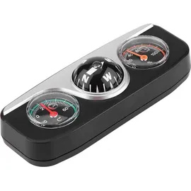 allauve Multifunktionale Kompass-Armaturenbrett-Navigation, 3-in-1-Auto-LKW-Richtungsthermometer-Hygrometer