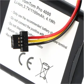 AccuCell TOMTOM XXL, PRO 4000 Akku 1100mAh als Nachbau Akku von AccuCell