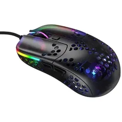 XTRFY MZ Zy's Rail Gaming Maus - Ergonomisch, Optisch, Schwarz