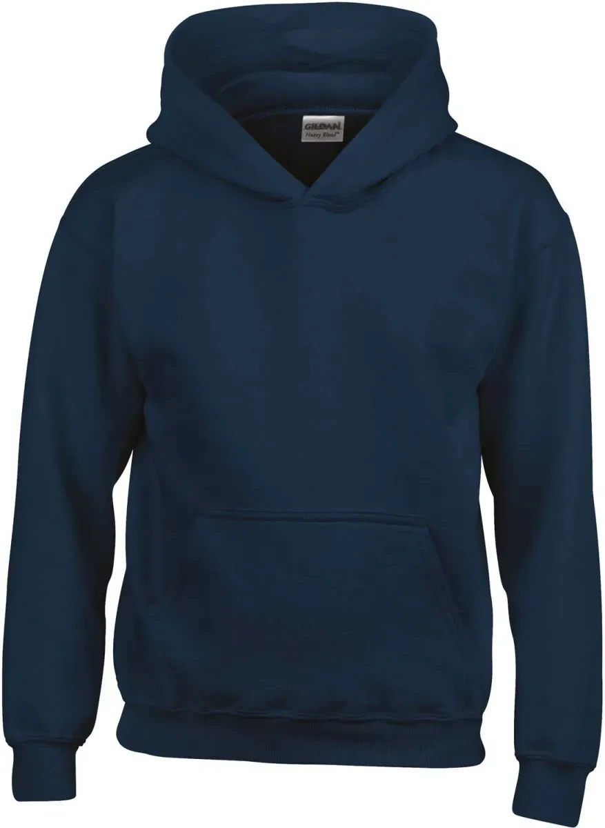 Gildan Kinder Heavy Blend Classic Fit Youth Hooded Sweatshirt Hoodie 18500B navy M (140/152)