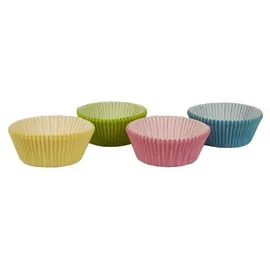 Papstar 60 Backförmchen Ø 5 cm · 2,5 cm farbig sortiert "Dots"