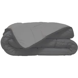poyet motte made in france Poyet Motte Calgary Bettbezug Polyester Stahl/Silber, Polyester, Acier/Argent, 240x220x1 cm
