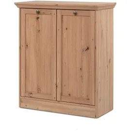 furn.design Rubik 80 x 90 x 35 cm Eiche Artisan / Beige