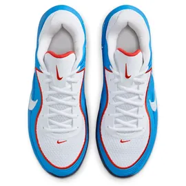 Nike "Nike Precision 8 Low", Herren, Gr. 46, weiß, weiß, lt photo blau, picante rot, Synthetik, Textil, Schuhe