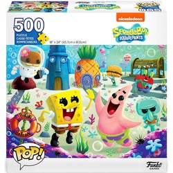 Funko GAMES Puzzle Pop! Puzzle, Spongebob, 500 Puzzleteile bunt